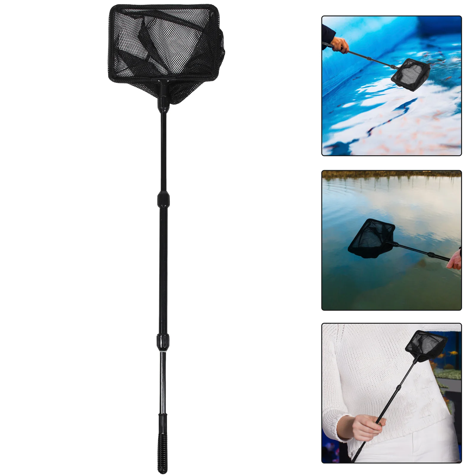 Fishing Landing Net with Aluminum Telescoping Pole, Folding Nylon Mesh Net Extendable Fishing Net for Catching or Releasing
Fishing Landing Net with Aluminum Telescoping Pole, Folding Nylon Mesh Net Extendable Fishing Net for Catching or Releasing