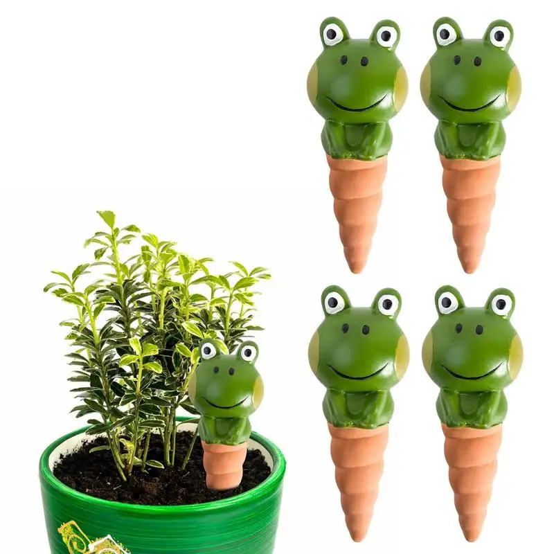 4PCS Self Watering Spikes Automatic Clay Spray Stakes Breathable Frog Shape Waterer Spike For Outdoor Indoor Vegetables Flowers
4PCS Self Watering Spikes Automatic Clay Spray Stakes Breathable Frog Shape Waterer Spike For Outdoor Indoor Vegetables Flowers