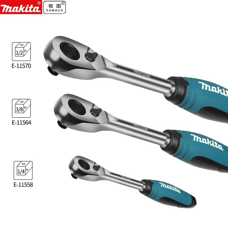 Makita Fast Ratchet Socket Wrench Quickly and Save effort 1/2" 84T Ratchet Wrench Makita Hand Tool Professional Attachment
Makita Fast Ratchet Socket Wrench Quickly and Save effort 1/2" 84T Ratchet Wrench Makita Hand Tool Professional Attachment