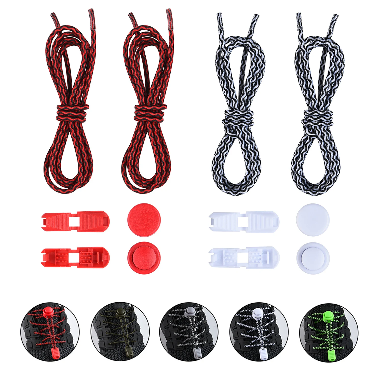 1Pair 5 colors Sneaker ShoeLaces Elastic No Tie Shoe Laces Stretching Lock Lazy laces Quick Rubber Shoelace Shoestrings
1Pair 5 colors Sneaker ShoeLaces Elastic No Tie Shoe Laces Stretching Lock Lazy laces Quick Rubber Shoelace Shoestrings