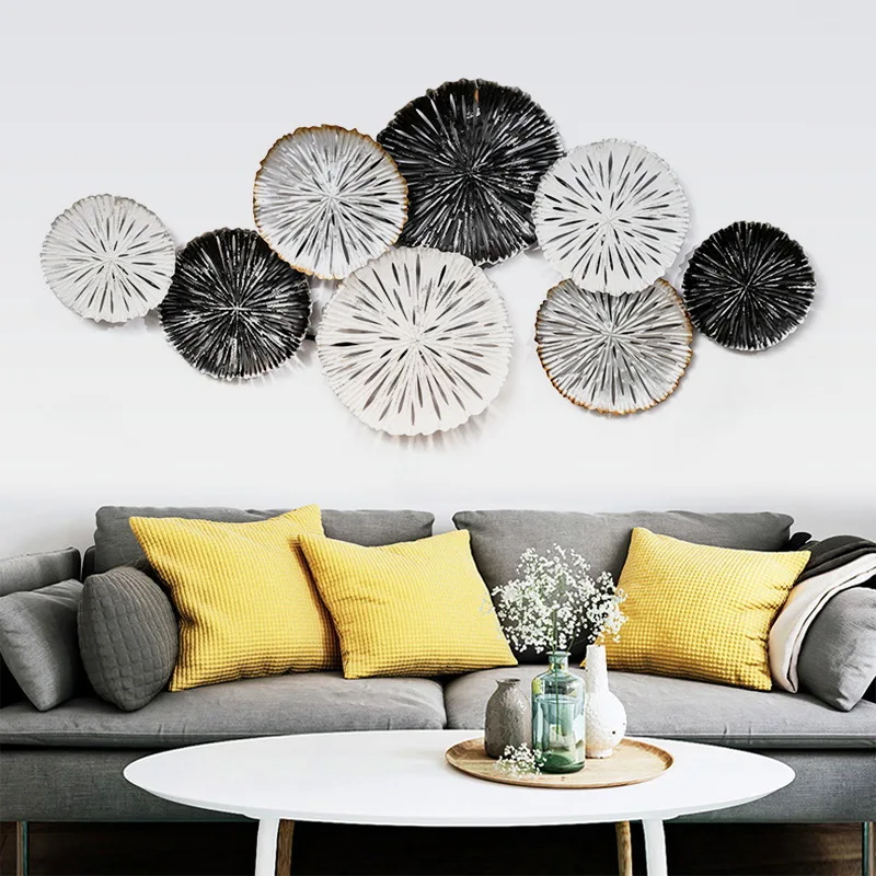 Black and White Round Home Decoration Simple Living Room Porch Three-dimensional Ornaments Wall Hanging
Black and White Round Home Decoration Simple Living Room Porch Three-dimensional Ornaments Wall Hanging