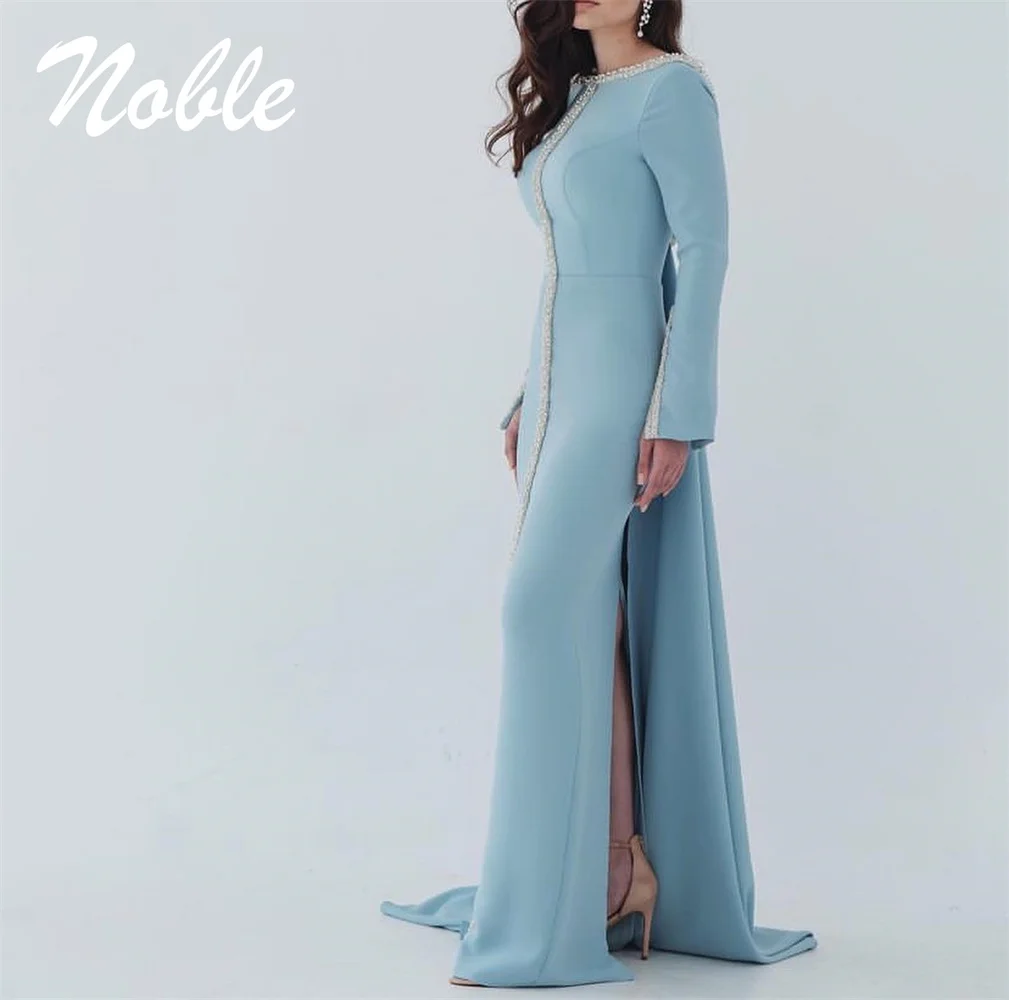 Noble High Neckline Backless Prom Dress Long Sleeves With Floor Length Evening Elegant Party Dress For Women2023
Noble High Neckline Backless Prom Dress Long Sleeves With Floor Length Evening Elegant Party Dress For Women2023