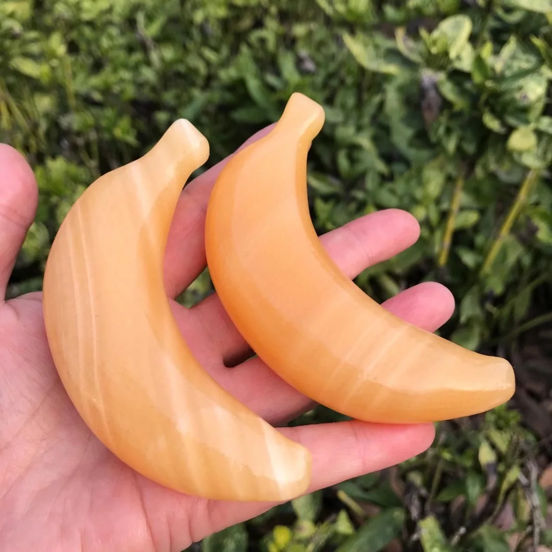 Cute Reiki Crystal geodes Banana carving Carved Crafts Ornaments Reiki Minerals Room Decoration Gifts
Cute Reiki Crystal geodes Banana carving Carved Crafts Ornaments Reiki Minerals Room Decoration Gifts