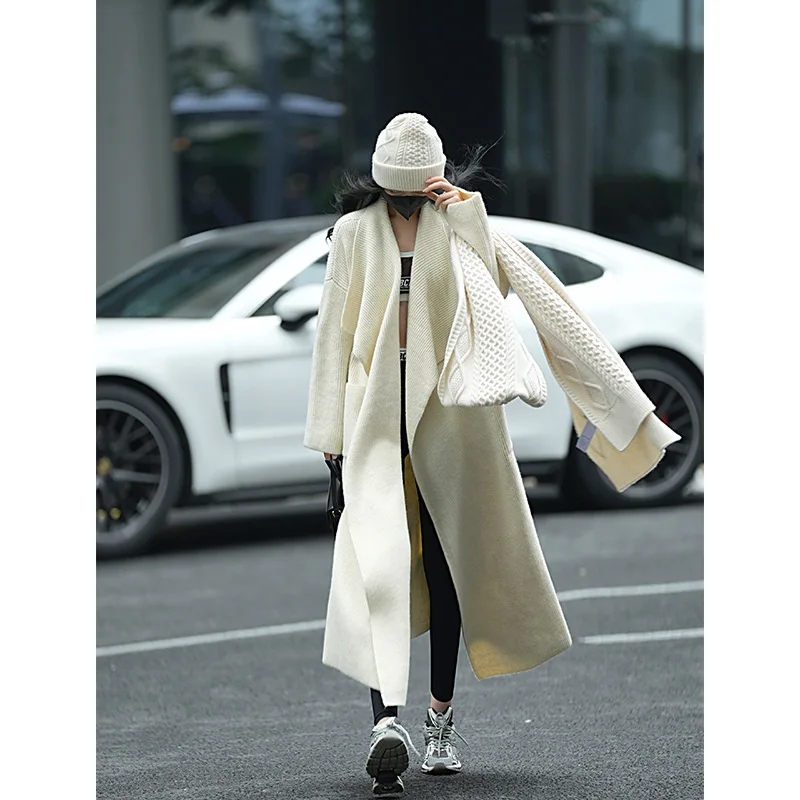 Korean Oversize Long Knit Cardigan Women 2023 Autumn and Winter New Solid Color Fashion Women Clothing Sweater Coat
Korean Oversize Long Knit Cardigan Women 2023 Autumn and Winter New Solid Color Fashion Women Clothing Sweater Coat