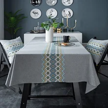 Polyester Tablecloths, Waterproof Table Covers Geometric Ripple Gray Dining Table Coffee Table Deco
Polyester Tablecloths, Waterproof Table Covers Geometric Ripple Gray Dining Table Coffee Table Deco