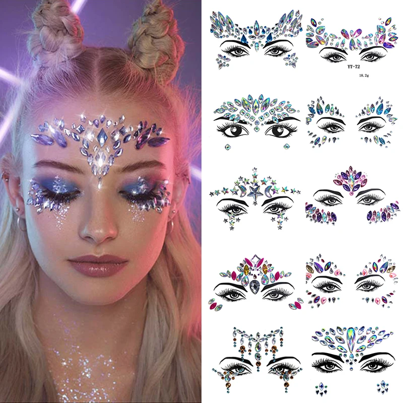 Eyes Face Sticker Drill Crystal Tattoo Sticker Festival Face Decoration Diamond 3D Shiny Temporary Tattoos Festival Accessories
Eyes Face Sticker Drill Crystal Tattoo Sticker Festival Face Decoration Diamond 3D Shiny Temporary Tattoos Festival Accessories