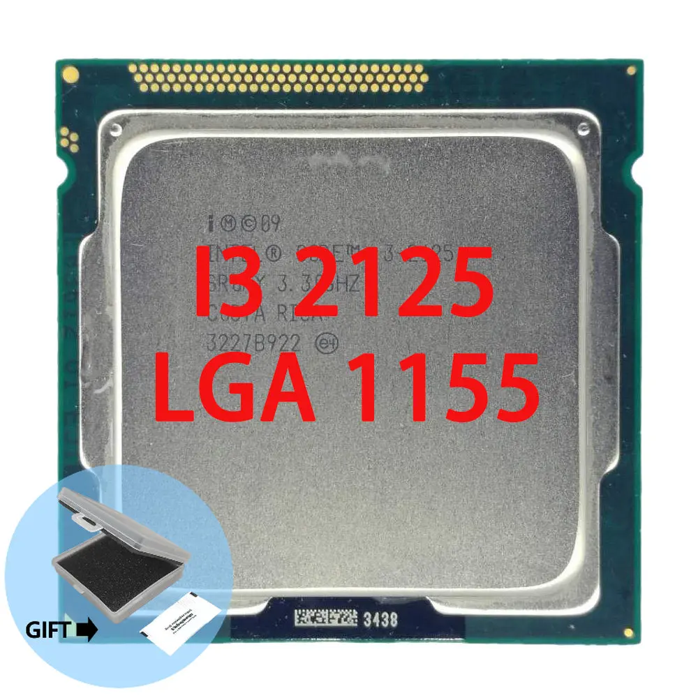 

Intel Core i3-2125 i3 2125 3.3 GHz Dual-Core CPU Processor 3M 65W LGA 1155