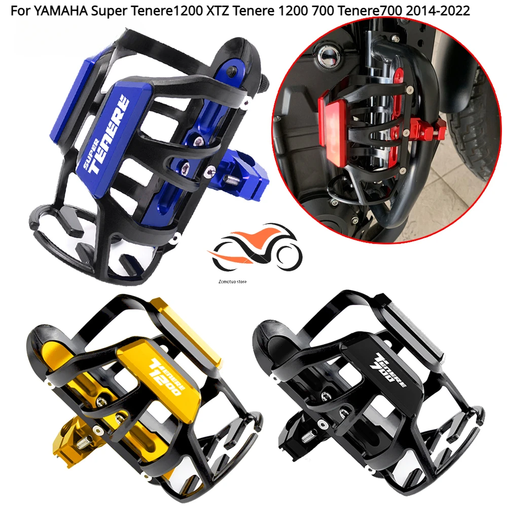For YAMAHA Super Tenere1200 XTZ Tenere 1200 700 Tenere700 2014-2022 Motorcycle Beverage Water Bottle Cage Drink Cup Holder Sdand 
For YAMAHA Super Tenere1200 XTZ Tenere 1200 700 Tenere700 2014-2022 Motorcycle Beverage Water Bottle Cage Drink Cup Holder Sdand