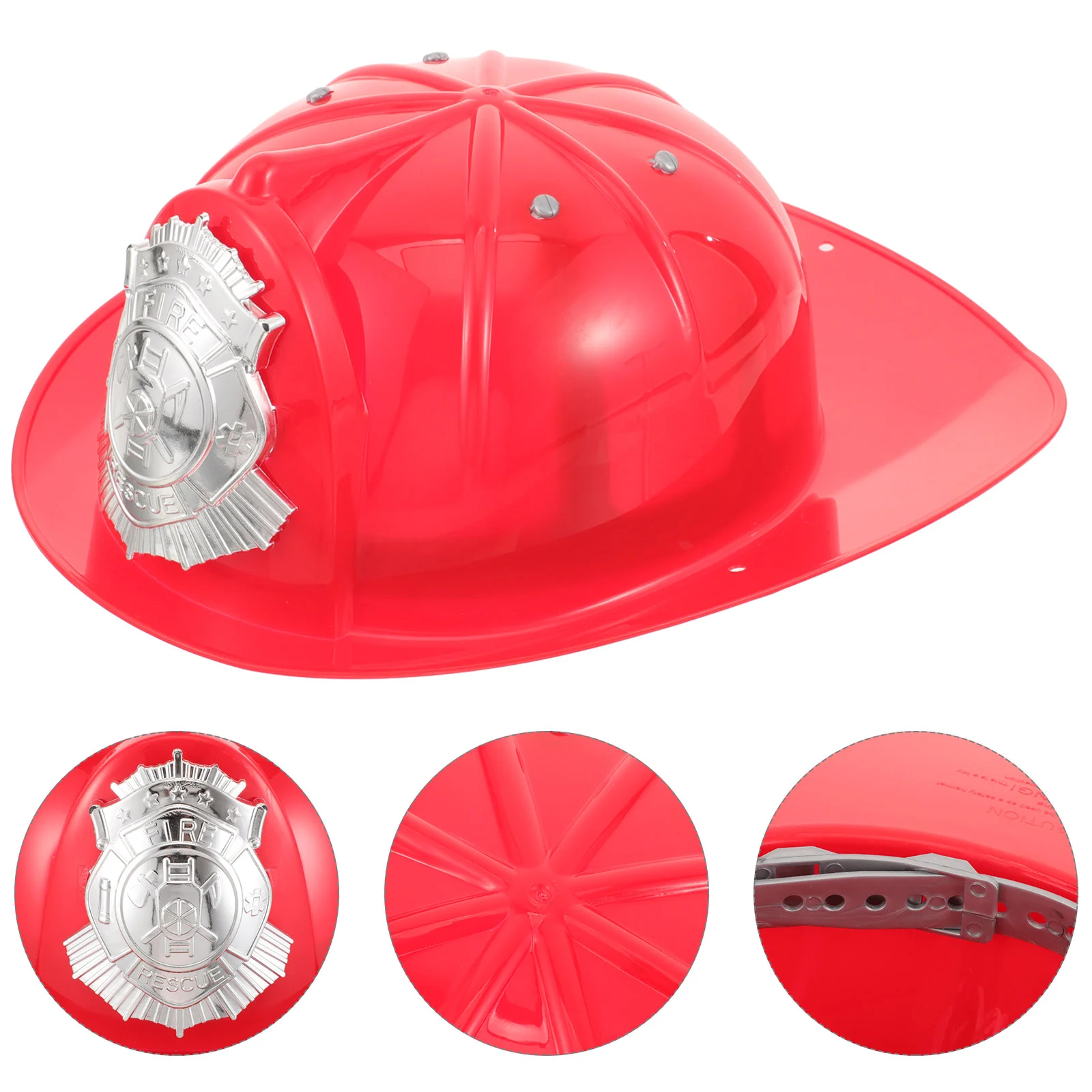 

Kids Fireman Firefighter Hats Boys Girls Pretend Role Play Fancy Dress Accessories Kids Halloween Party Role Play Props