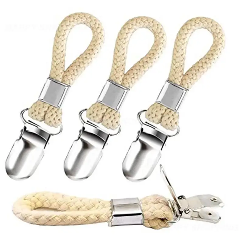Bathroom Towel Clips Braided Cotton Towel Clip With Metal Clamp For Home Bathroom Kitchen Storage
Bathroom Towel Clips Braided Cotton Towel Clip With Metal Clamp For Home Bathroom Kitchen Storage