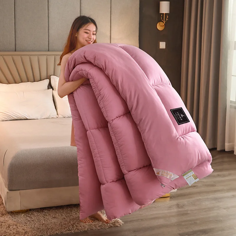 New soy fiber quilt core, spring autumn quilt winter sanding, thickening comforter, warm winter blanket twin queen king size
New soy fiber quilt core, spring autumn quilt winter sanding, thickening comforter, warm winter blanket twin queen king size