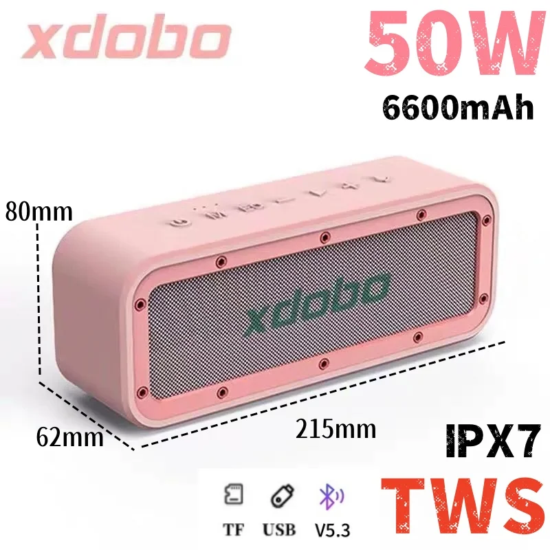 XDOBO 1983 50W High Power Bluetooth Gaming Speakers TWS 3D Stereo Subwoofer Wireless Sound Column Outdoor Portable Waterproof
XDOBO 1983 50W High Power Bluetooth Gaming Speakers TWS 3D Stereo Subwoofer Wireless Sound Column Outdoor Portable Waterproof