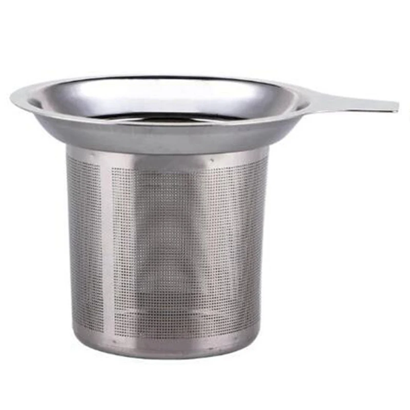 

3X Reusable Stainless Steel Mesh Tea Infuser Tea Strainer Teapot Tea Leaf Spice Filter Drinkware Kitchen Accessories