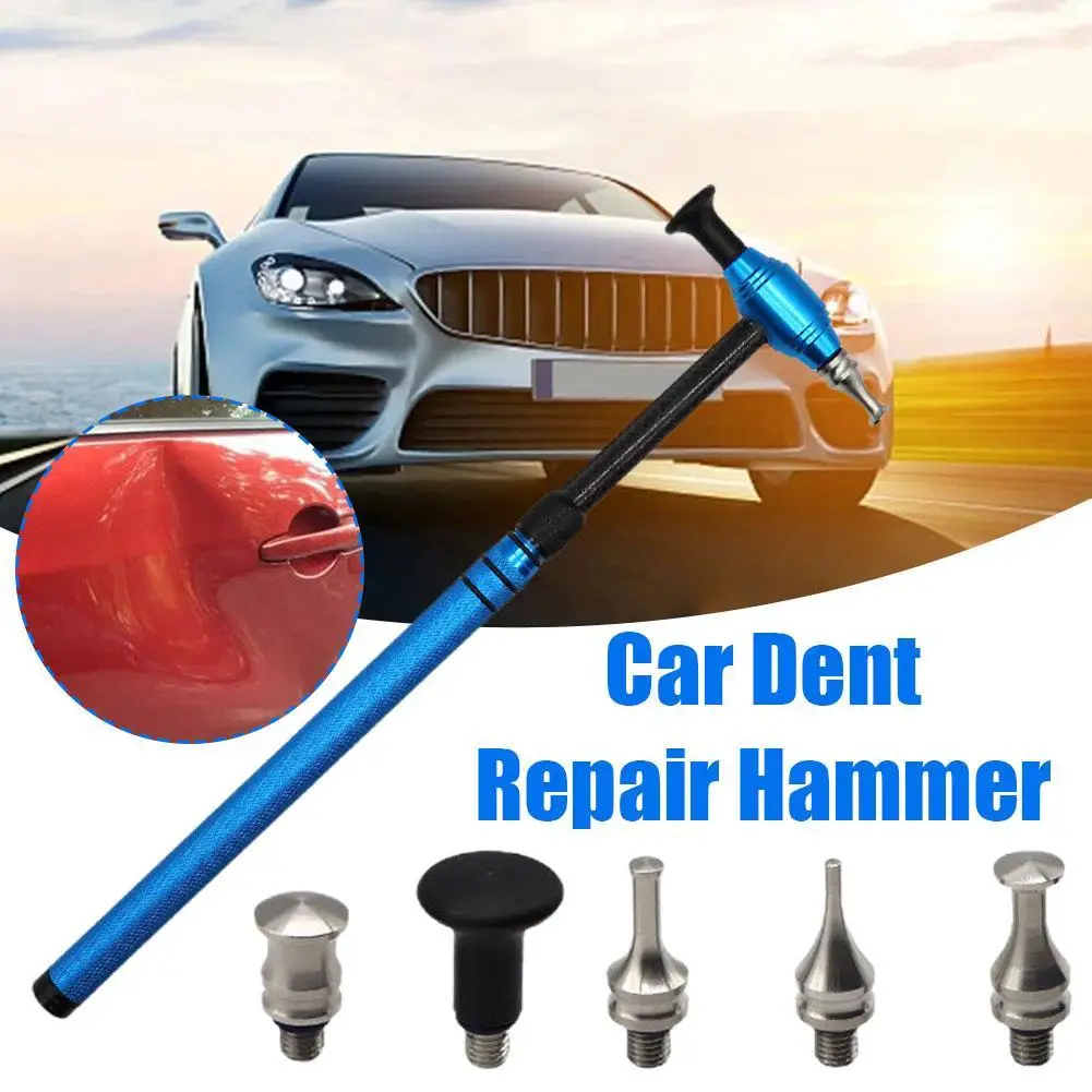 

Car Adjustable Length Hammer Dent Repair Hammer No Trace Shaping Body Sheet Metal Dent Repair Striking Hammer Leveling Tool