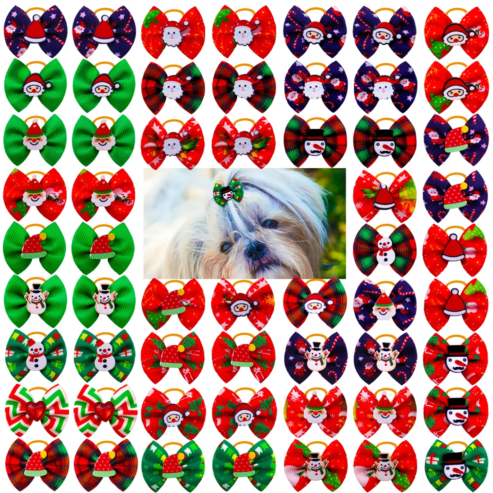 60PCS Christmas Pet Dog Puppy Hair Bows Dog Grooming Bows Dog Hair Accessories for Small Dogs Puppy Yorkshire Pet Products
60PCS Christmas Pet Dog Puppy Hair Bows Dog Grooming Bows Dog Hair Accessories for Small Dogs Puppy Yorkshire Pet Products