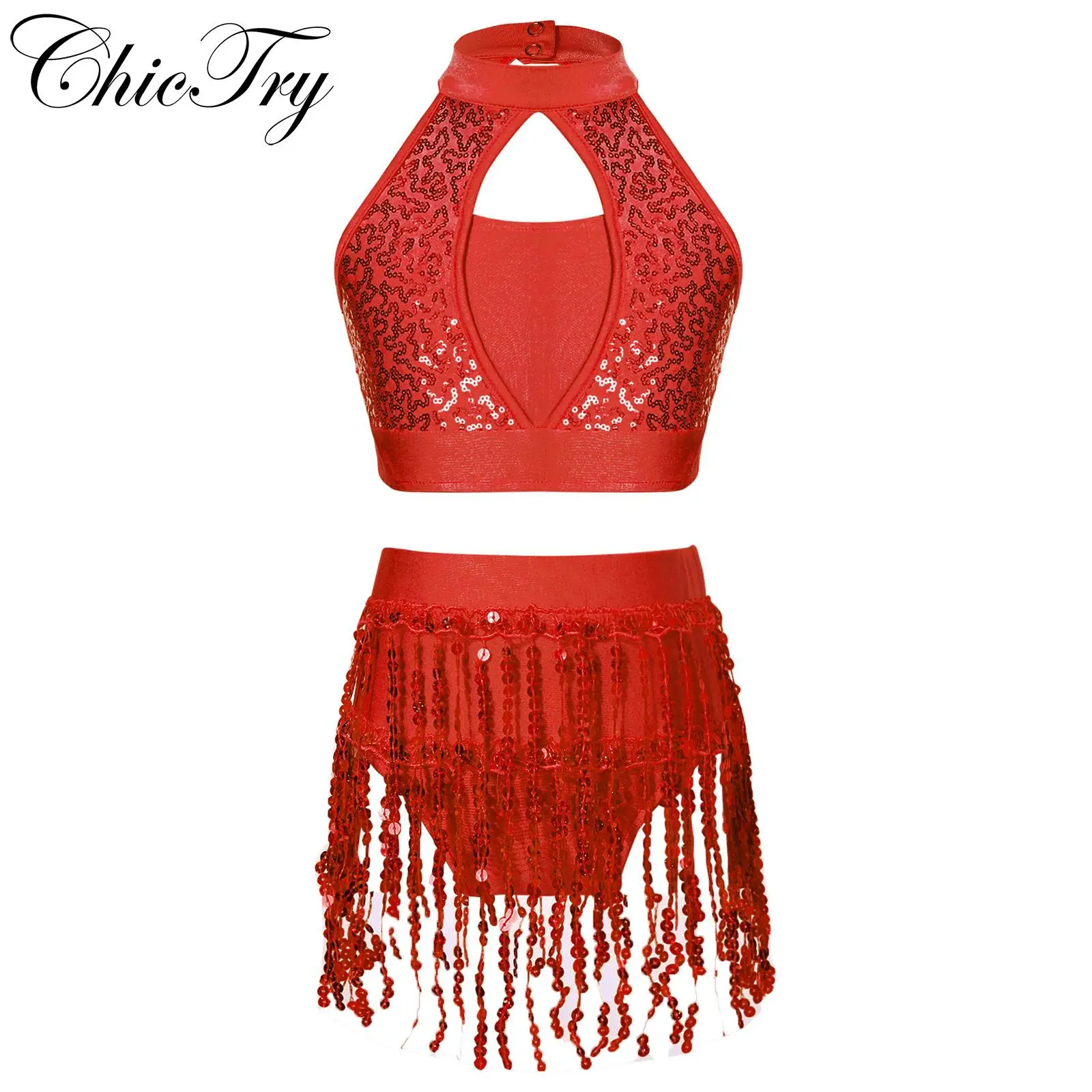 Kids Girls Dance Sets Sequins Crop Top with Fringe Shorts Dance Costume Outfits for Modern Latin Jazz Dancing Stage Performance
Kids Girls Dance Sets Sequins Crop Top with Fringe Shorts Dance Costume Outfits for Modern Latin Jazz Dancing Stage Performance