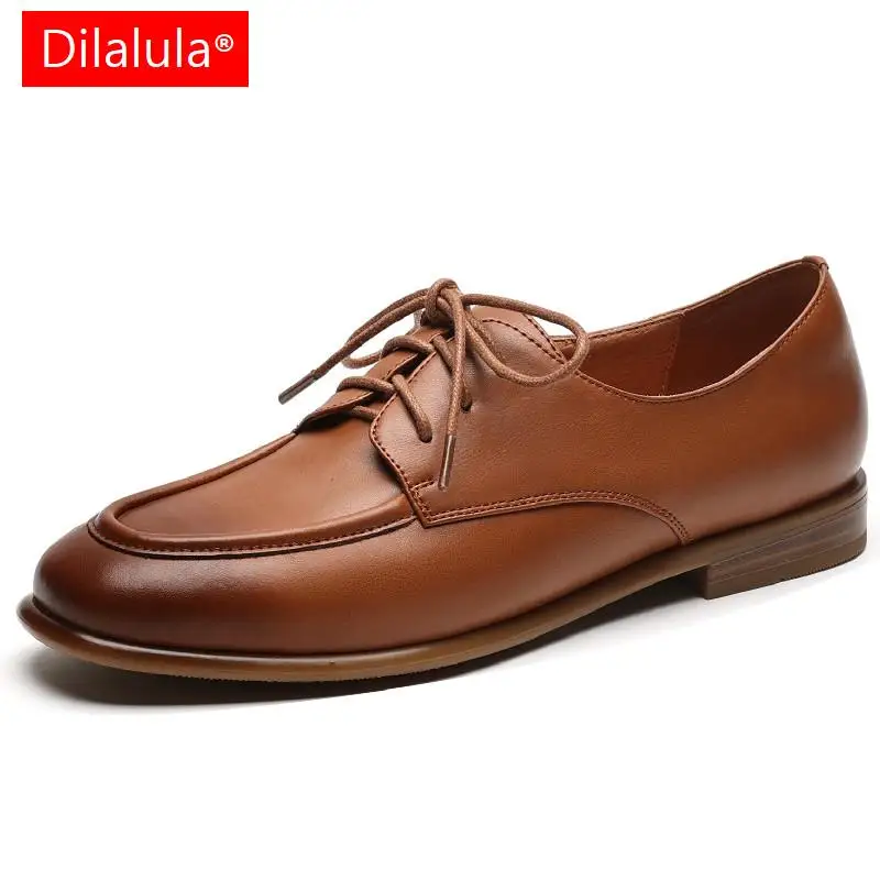 Dilalula Working Casual Women Pumps Low Heels Comfortable Spring Summer Genuine Leather Lace-Up Shoes Woman Mature Retro Style
Dilalula Working Casual Women Pumps Low Heels Comfortable Spring Summer Genuine Leather Lace-Up Shoes Woman Mature Retro Style