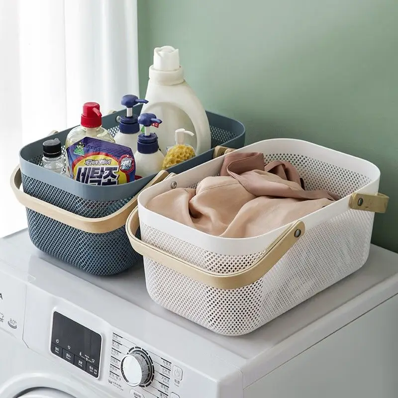 Kitchen Vegetables Fruits Basket Household Clothes Organization Storage Basket Bathroom Wooden Hand-Held Dirty Laundry Basket
Kitchen Vegetables Fruits Basket Household Clothes Organization Storage Basket Bathroom Wooden Hand-Held Dirty Laundry Basket
