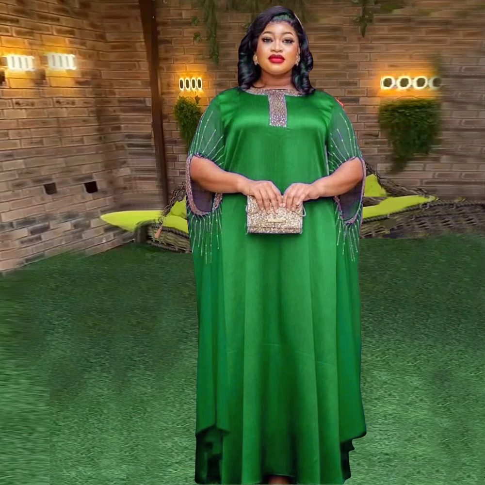 African Dresses for Women Muslim Diamonds Boubou Dashiki Traditional Africa Clothes Ankara Robe Evening Gown Abaya Kaftan Caftan
African Dresses for Women Muslim Diamonds Boubou Dashiki Traditional Africa Clothes Ankara Robe Evening Gown Abaya Kaftan Caftan