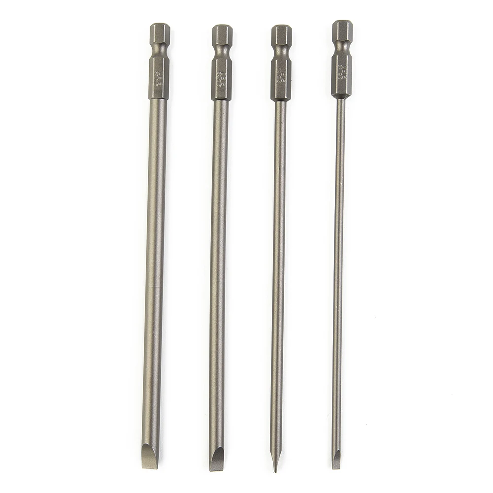 Hex Shank Screwdriver Bit Slotted Tip Strong Magnetic Manual SL3.0 SL4.0 SL5.0 SL6.0 150mm Long 4pcs High Quality
Hex Shank Screwdriver Bit Slotted Tip Strong Magnetic Manual SL3.0 SL4.0 SL5.0 SL6.0 150mm Long 4pcs High Quality