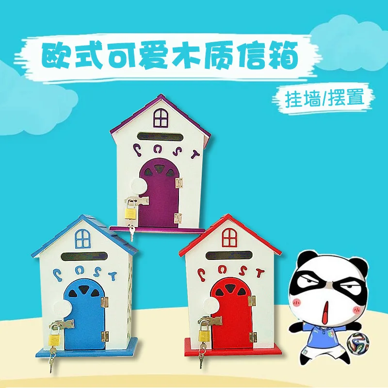 European Style Cute Wooden Mailbox Box, Creative Class Suggestion Box, Wooden Mailbox, School Kindergarten Storage Box Wall Deco 
European Style Cute Wooden Mailbox Box, Creative Class Suggestion Box, Wooden Mailbox, School Kindergarten Storage Box Wall Deco