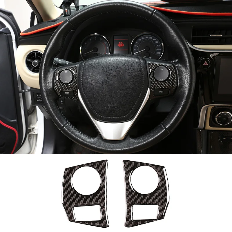 For Toyota Corolla 2014-2018 Soft Carbon Fiber Car Steering Wheel Button Frame Decorative Sticker Interior Accessories
For Toyota Corolla 2014-2018 Soft Carbon Fiber Car Steering Wheel Button Frame Decorative Sticker Interior Accessories
