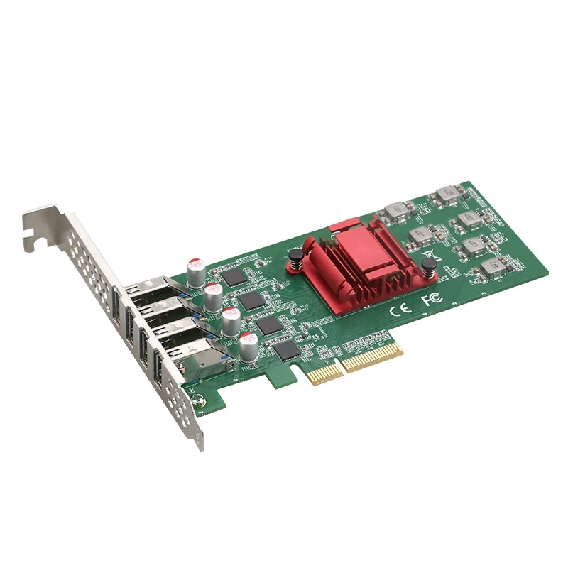 1 Piece 4-Port USB 3.0 Visual Capture Card 20G Standalone 4-Channel Expansion Card 4X5G Adapter Card
1 Piece 4-Port USB 3.0 Visual Capture Card 20G Standalone 4-Channel Expansion Card 4X5G Adapter Card
