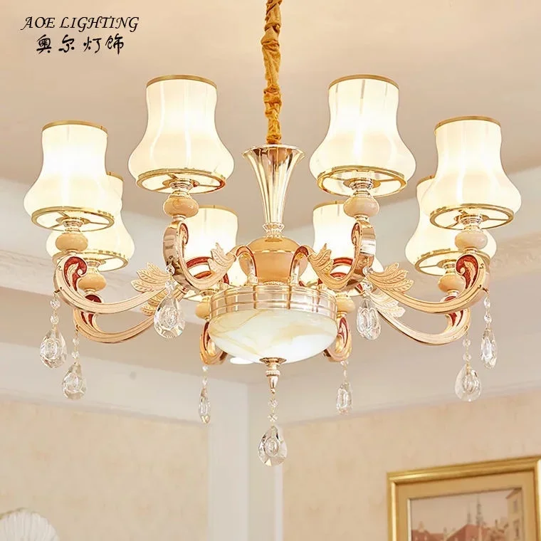 European-Style Chandelier Living Room Chandelier Simple European Restaurant Chandelier Luxury Atmosphere Crystal Lam
European-Style Chandelier Living Room Chandelier Simple European Restaurant Chandelier Luxury Atmosphere Crystal Lam