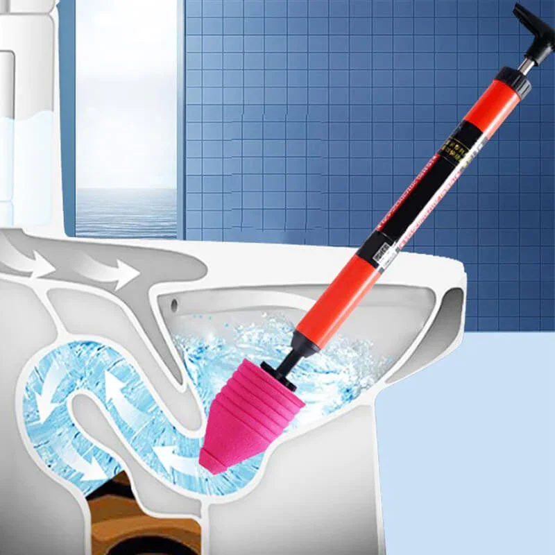 

High Pressure Toilet Unblock One Shot Toilet Pipe Plunger Silicone Quickly Unblock Household Toilet Sewer Dredging Plunger