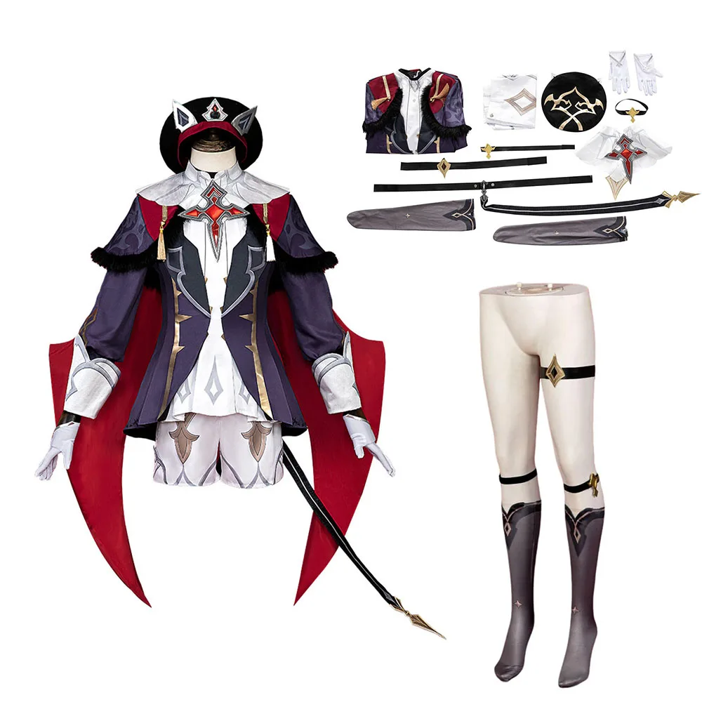Game Genshin Impact Dahlia Cosplay Costume Outfits Adult Man Woman Roleplay Top Cloak Hat Halloween Carnival Party Disguise Suit
Game Genshin Impact Dahlia Cosplay Costume Outfits Adult Man Woman Roleplay Top Cloak Hat Halloween Carnival Party Disguise Suit