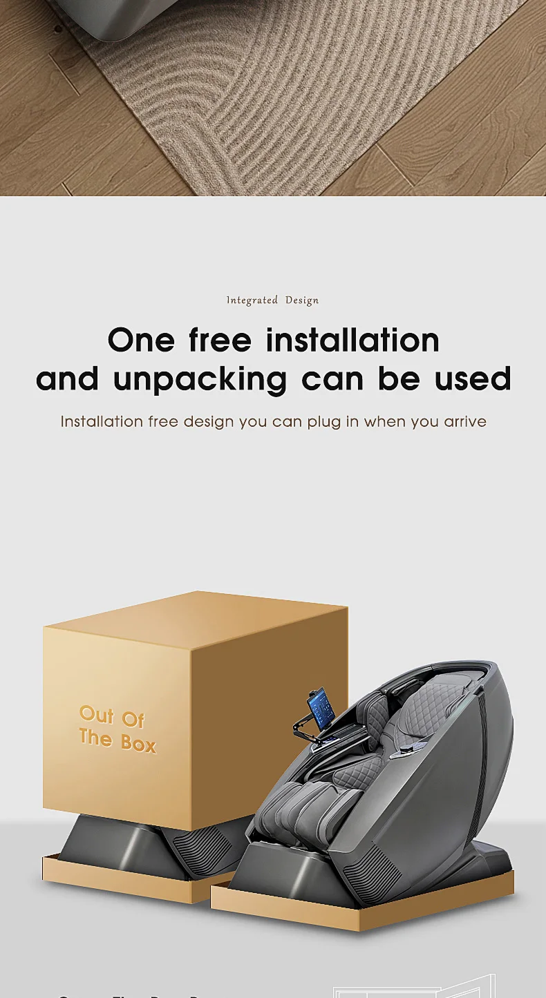 NINGDECRIUS Best Seller Luxury 4D Massage Chair Space Capsule Full Body Massager SL Rail Electric Zero Gravity Massage Chair