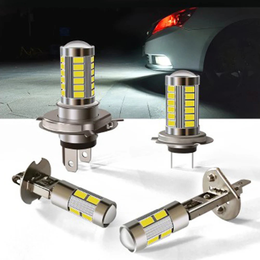 1pc Car Light H4 H7 H1 LED High Power Long Lifespan LED Fog Running Light Bulb 33SMD Super Bright LED Auto Lamp
1pc Car Light H4 H7 H1 LED High Power Long Lifespan LED Fog Running Light Bulb 33SMD Super Bright LED Auto Lamp