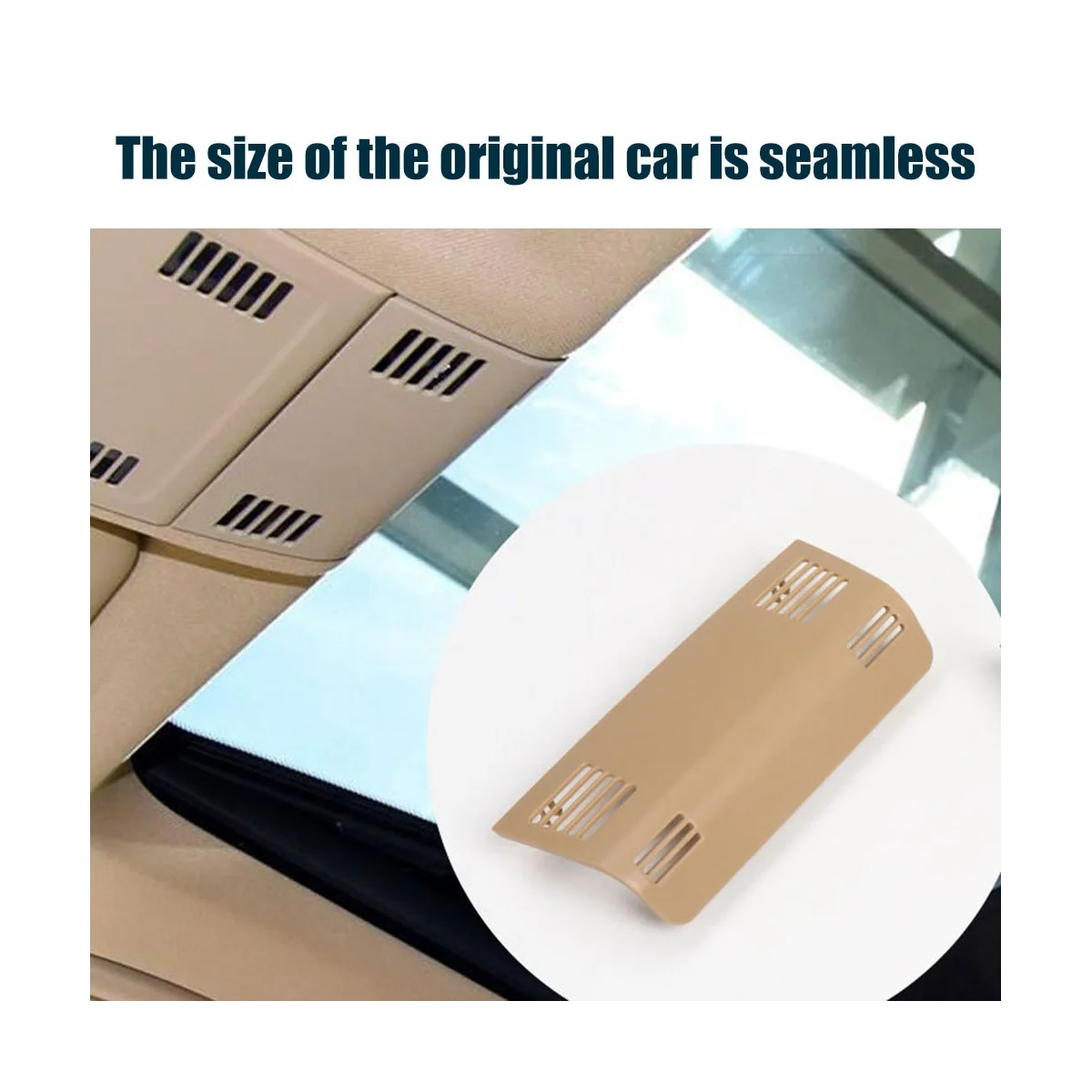 Beige Car Interior Roof Reading Lamp Frame Trim Accessory for X1 E84 2009-2015 3' E91 2005-2012 51448036236
Beige Car Interior Roof Reading Lamp Frame Trim Accessory for X1 E84 2009-2015 3' E91 2005-2012 51448036236