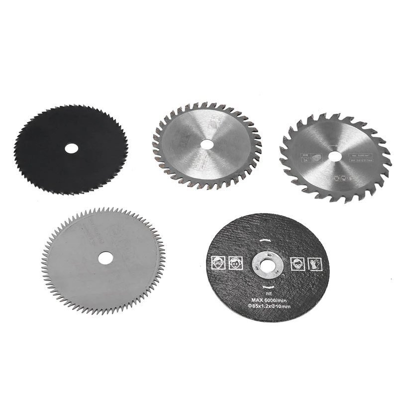 5-Piece Set Of Carbide Cutting Blade Small Circular Saw Blade 85Mm Woodworking Household DIY Saw Blade
5-Piece Set Of Carbide Cutting Blade Small Circular Saw Blade 85Mm Woodworking Household DIY Saw Blade
