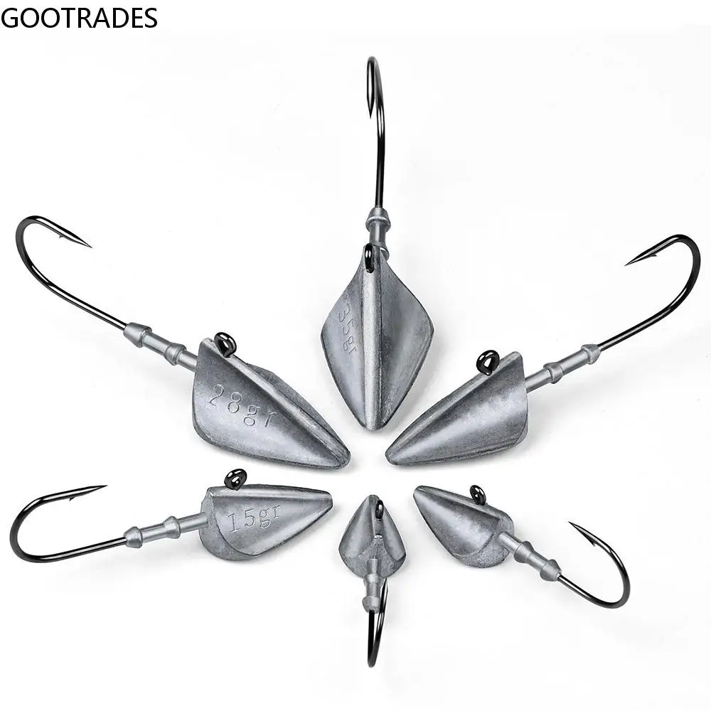 5 PCS Portable Triangle Head Hooks 7g 10g 15g 21g 28g 35g Offshore Angling Jig Head Fishing Hooks
5 PCS Portable Triangle Head Hooks 7g 10g 15g 21g 28g 35g Offshore Angling Jig Head Fishing Hooks