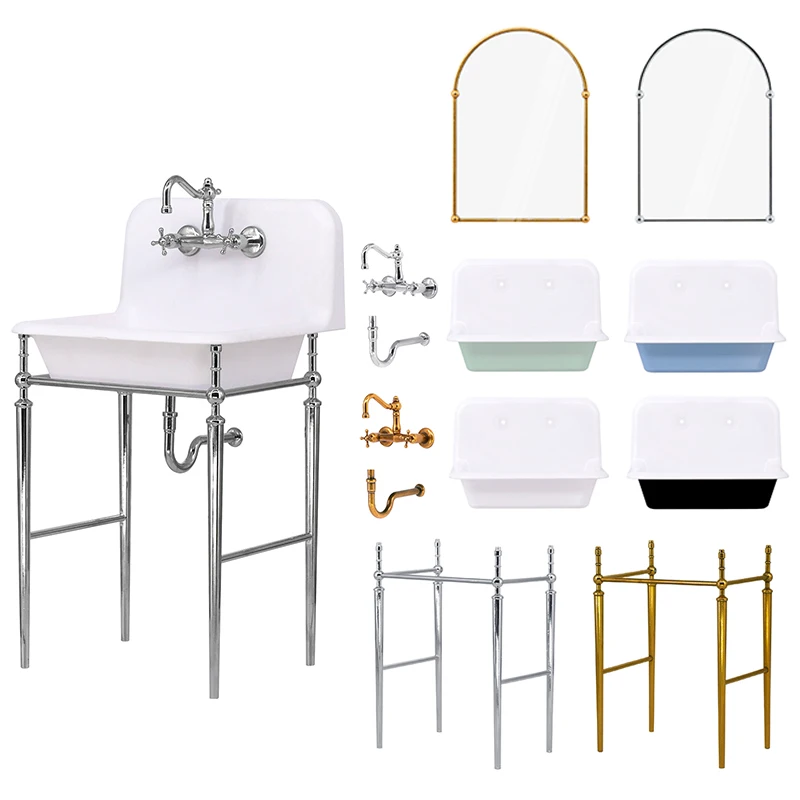 1:6 миниатюрная кукольная раковина для кухни, умывальник, смеситель для воды, ванная комната, зеркальная мойка, мойка, горшок, модель «сделай сам», мебель, игрушка, Декор
1:6 миниатюрная кукольная раковина для кухни, умывальник, смеситель для воды, ванная комната, зеркальная мойка, мойка, горшок, модель «сделай сам», мебель, игрушка, Декор