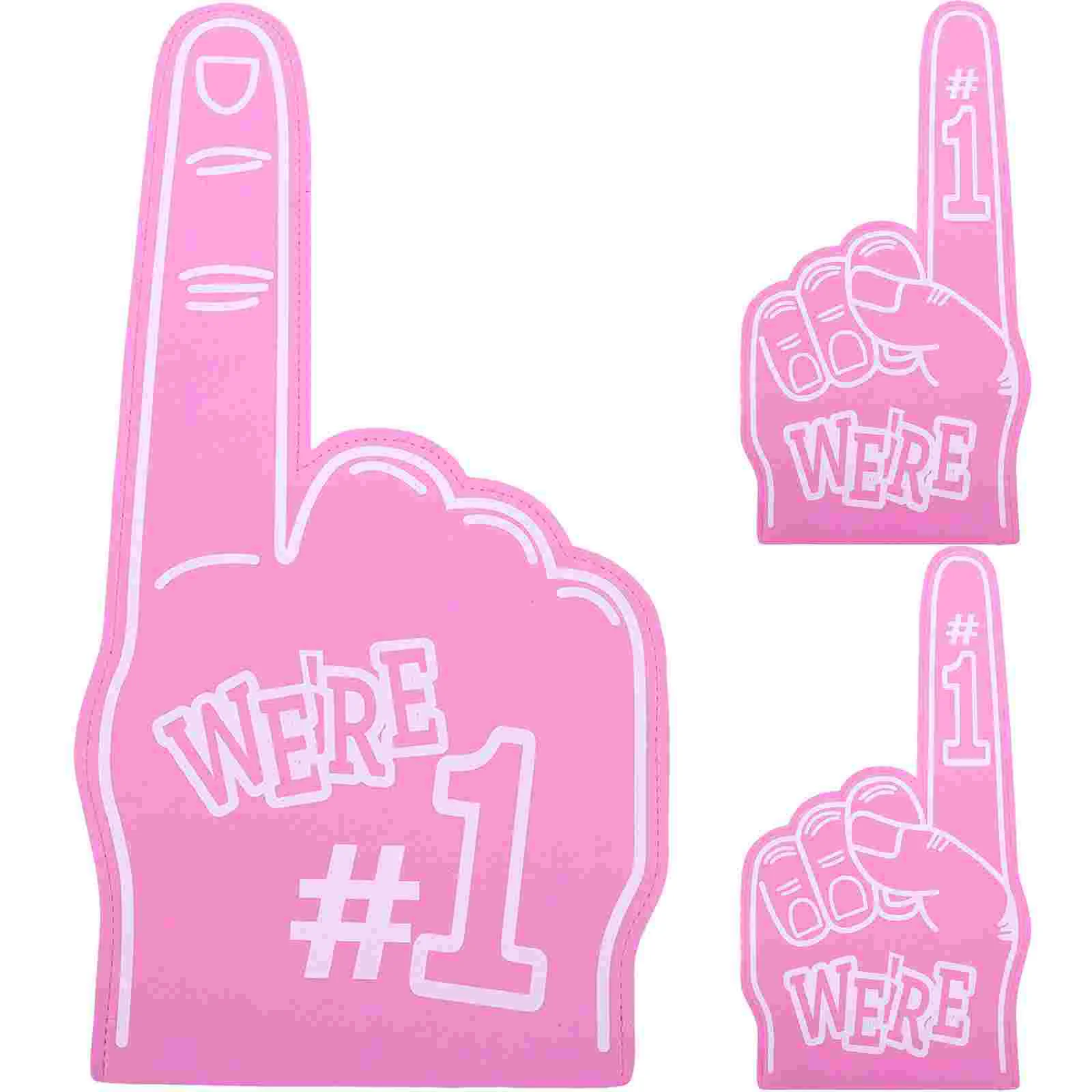 3 Pcs Cheering Clapper Sports Party Decoration Kid Football Gloves Foam Fingers for Bulk
3 Pcs Cheering Clapper Sports Party Decoration Kid Football Gloves Foam Fingers for Bulk