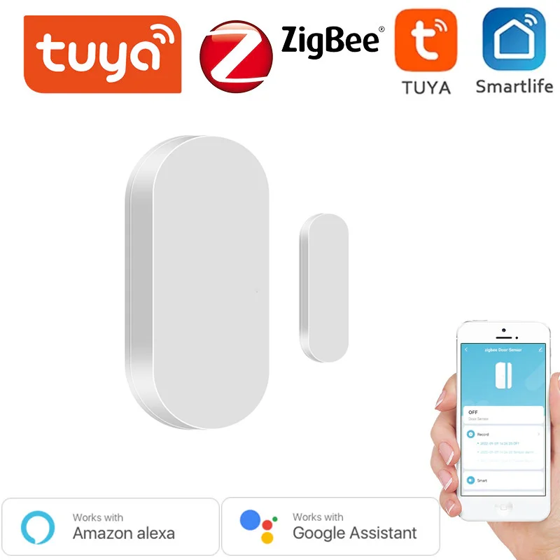 Tuya WiFi Zigbee Smart Door Sensor Door Open Closed Detectors Smart Home Security Protection Alarm System Smart Life APP Control
Tuya WiFi Zigbee Smart Door Sensor Door Open Closed Detectors Smart Home Security Protection Alarm System Smart Life APP Control
