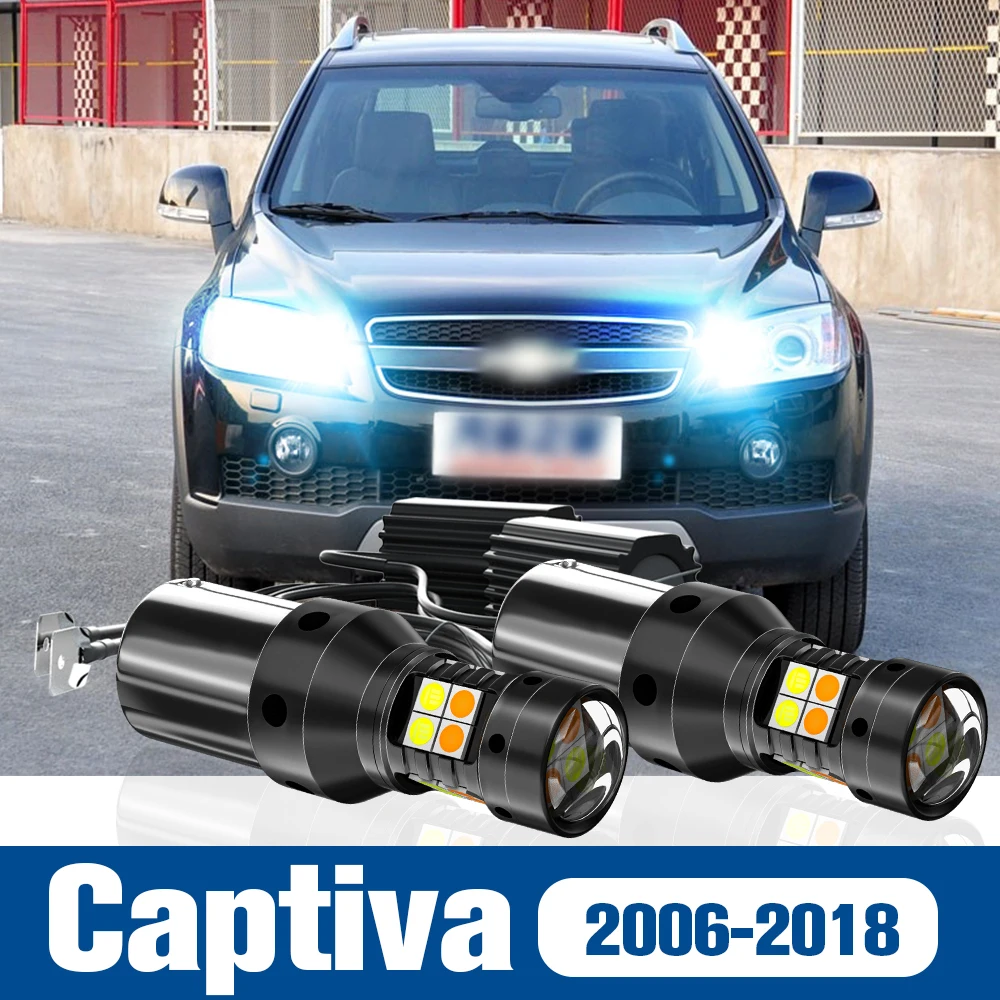 2pcs LED Dual Mode Turn Signal+Daytime Running Light DRL Accessories Canbus For Chevrolet Captiva 2006-2018 2010 2011 2012 2013
2pcs LED Dual Mode Turn Signal+Daytime Running Light DRL Accessories Canbus For Chevrolet Captiva 2006-2018 2010 2011 2012 2013