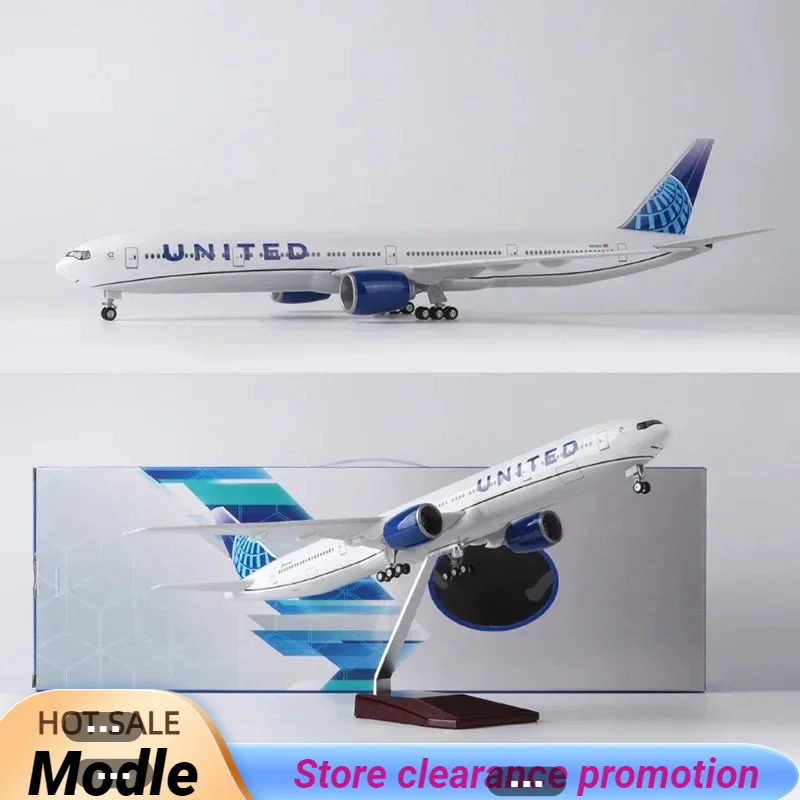 New 47CM 1/157 Scale 777 B777 Aircraft UNITED Airlines Model W Light and Wheel Landing Gear Plastic Resin Plane Toy F Collection
New 47CM 1/157 Scale 777 B777 Aircraft UNITED Airlines Model W Light and Wheel Landing Gear Plastic Resin Plane Toy F Collection