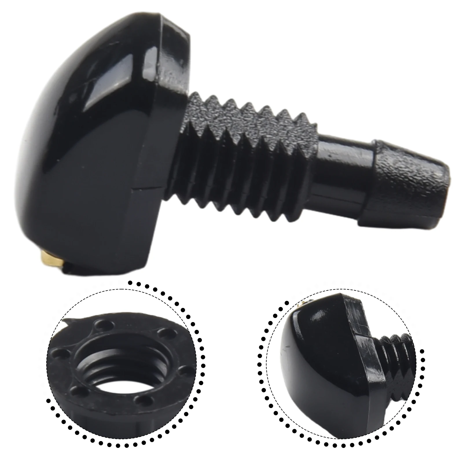 Hot Sale Black ABS Plastic 2 Pcs Car Dual Holes Windshield Washer Nozzle Wiper Water Spray
Hot Sale Black ABS Plastic 2 Pcs Car Dual Holes Windshield Washer Nozzle Wiper Water Spray