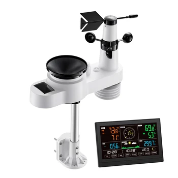 SucceBuy 5-in-1 Solar Wi-Fi Wetterstation