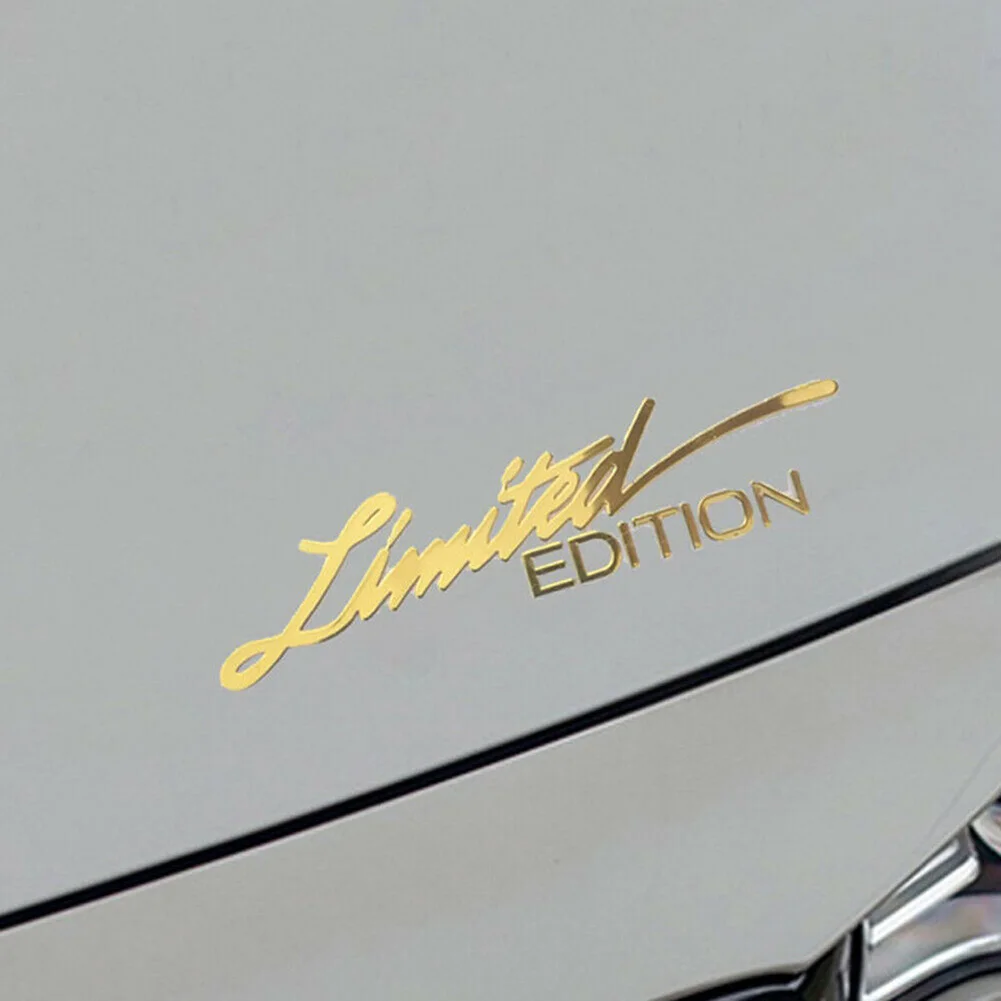 2pcs Limited Edition Car Sticker 3D Gold Body Emblem Badge Metal Sticker Decal Car Accessories Motorcycle Decals
2pcs Limited Edition Car Sticker 3D Gold Body Emblem Badge Metal Sticker Decal Car Accessories Motorcycle Decals
