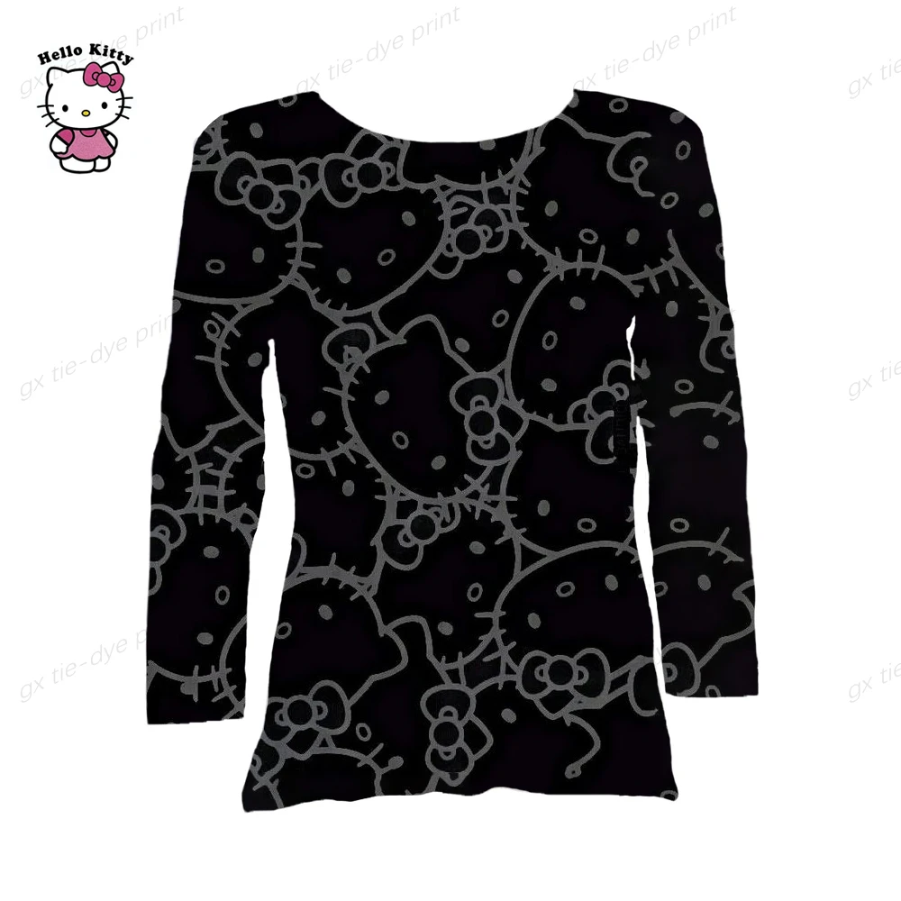 Женский свободный топ с принтом Hello Kitty, простой стильный пуловер с длинным рукавом и круглым вырезом, новый весенний Женский Повседневный Топ, Лидер продаж 2023
Женский свободный топ с принтом Hello Kitty, простой стильный пуловер с длинным рукавом и круглым вырезом, новый весенний Женский Повседневный Топ, Лидер продаж 2023
