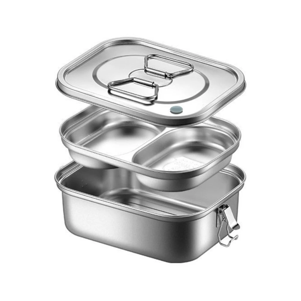 Silver Stainless Lunch Box High Quality High Quality Leak Proof Spacious Stainless Steel Household Cleaning Tools
Silver Stainless Lunch Box High Quality High Quality Leak Proof Spacious Stainless Steel Household Cleaning Tools