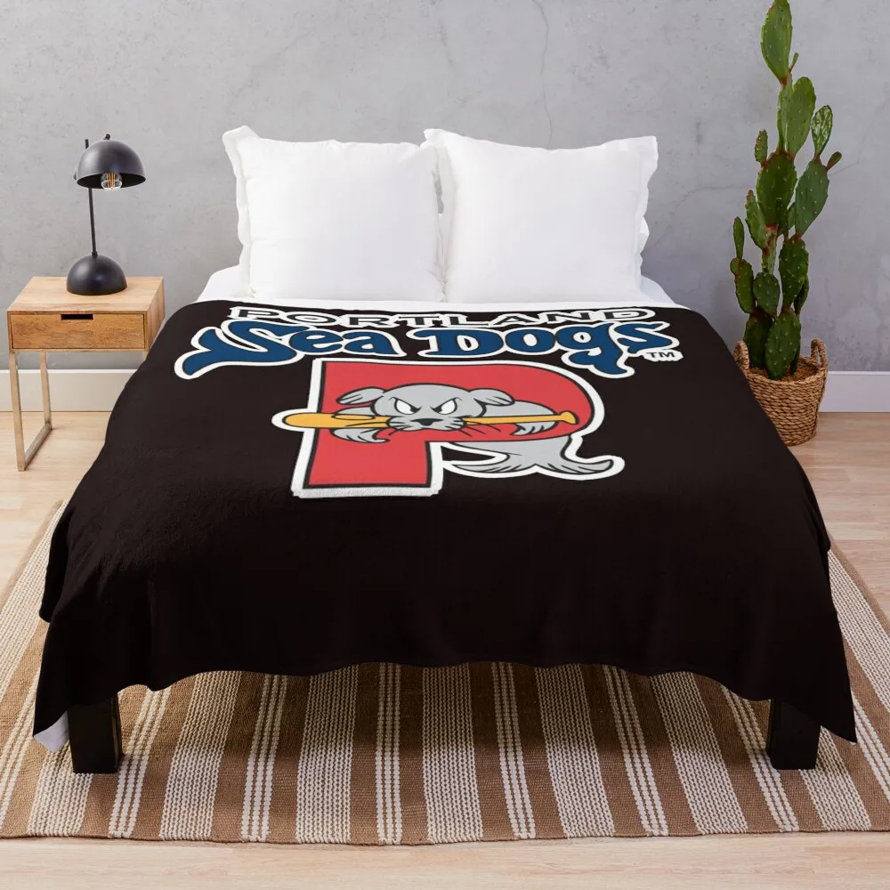 Portland of Sea Dogs Classic T-Shirt Throw Blanket Furrys Luxury Designer Nap Luxury Blankets
Portland of Sea Dogs Classic T-Shirt Throw Blanket Furrys Luxury Designer Nap Luxury Blankets