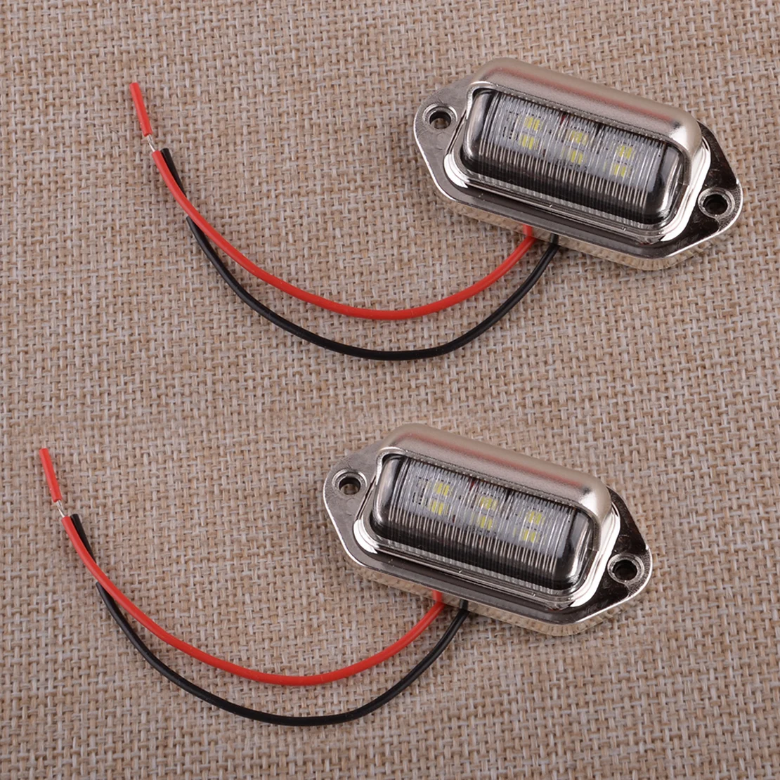 

2Pcs 12V-24V LED Deck Courtesy Stern Transom License Number Plate Light Waterproof for Marine Boat Trailer Motorcycle Car Truck