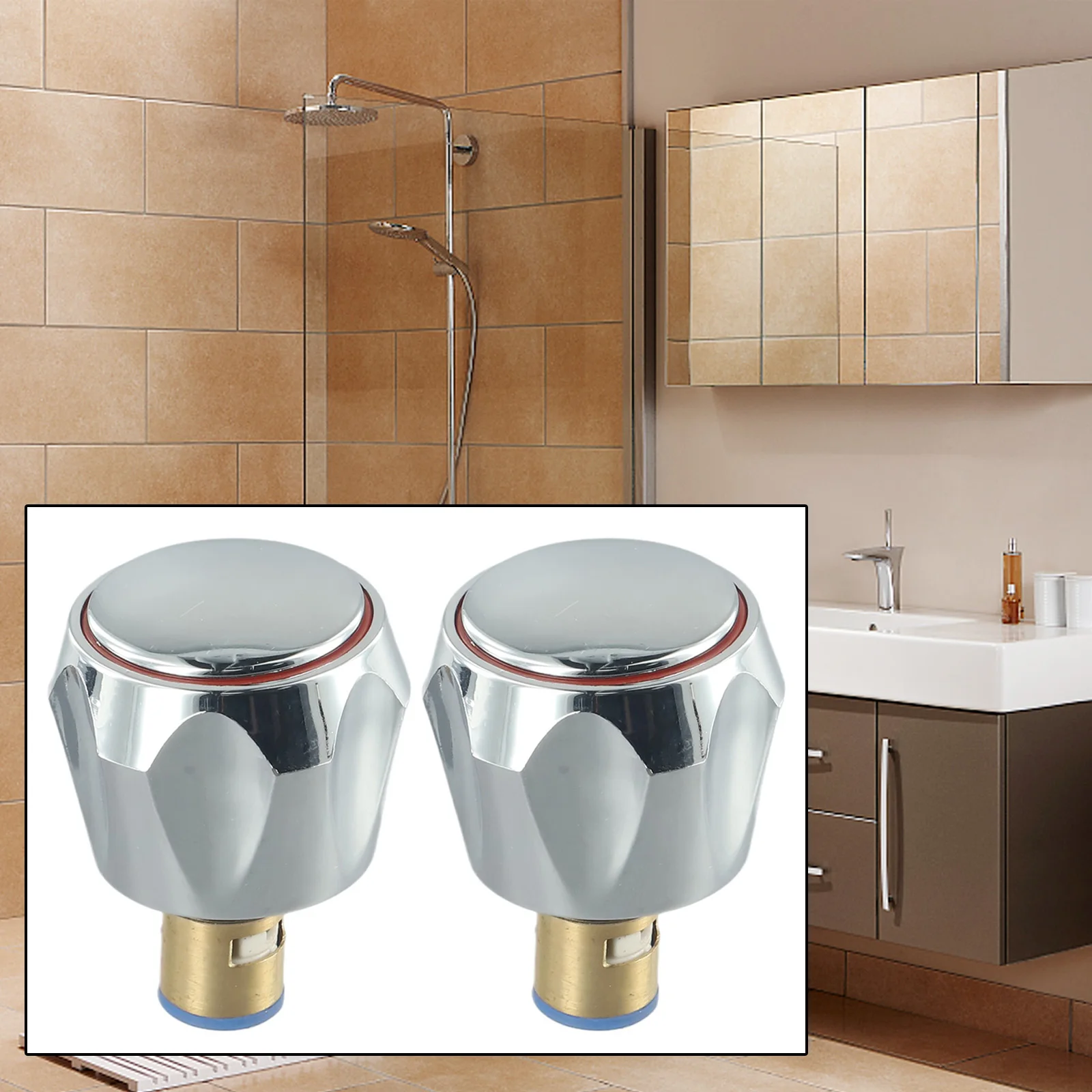 Cold And Hot Faucet Handle Knob Copper Valve Faucet Modification Kit Replace The Head Threaded Basin Sink Gasket
Cold And Hot Faucet Handle Knob Copper Valve Faucet Modification Kit Replace The Head Threaded Basin Sink Gasket