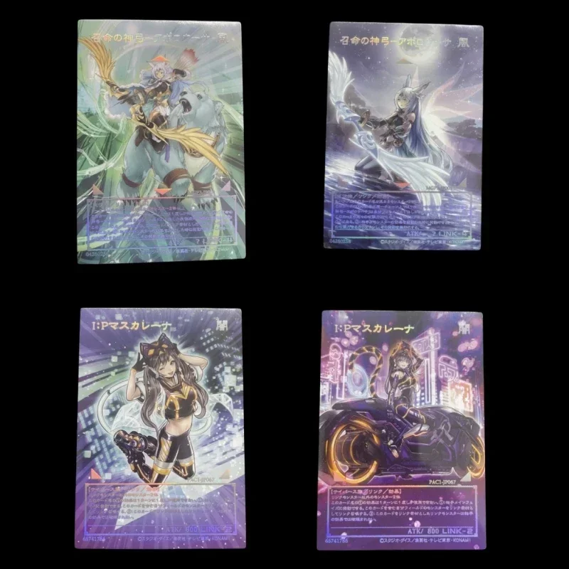 Yu-Gi-Oh DIY Apollousa, Bow of The Goddess I:P Maskerena Original Painting Laser Relief Craft Full Graph Game Collection Card
Yu-Gi-Oh DIY Apollousa, Bow of The Goddess I:P Maskerena Original Painting Laser Relief Craft Full Graph Game Collection Card