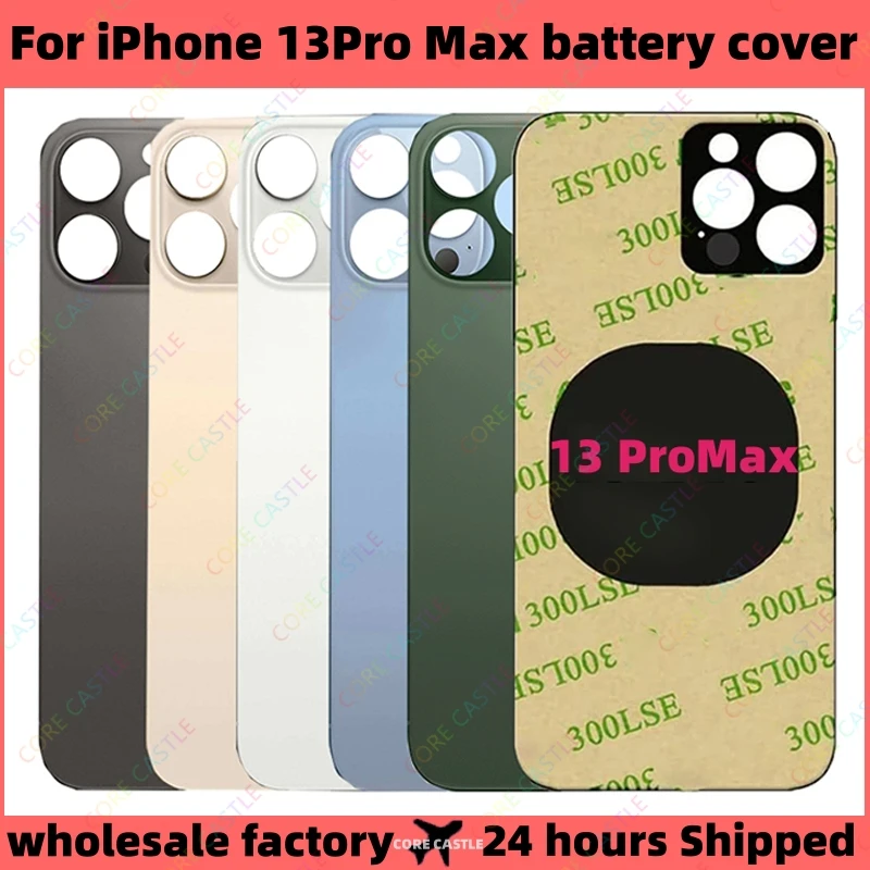 For iPhone 13 Pro Max Back Glass Panel Battery Cover Replacement Parts best quality size Big Hole Camera Rear Door Housing Case
For iPhone 13 Pro Max Back Glass Panel Battery Cover Replacement Parts best quality size Big Hole Camera Rear Door Housing Case